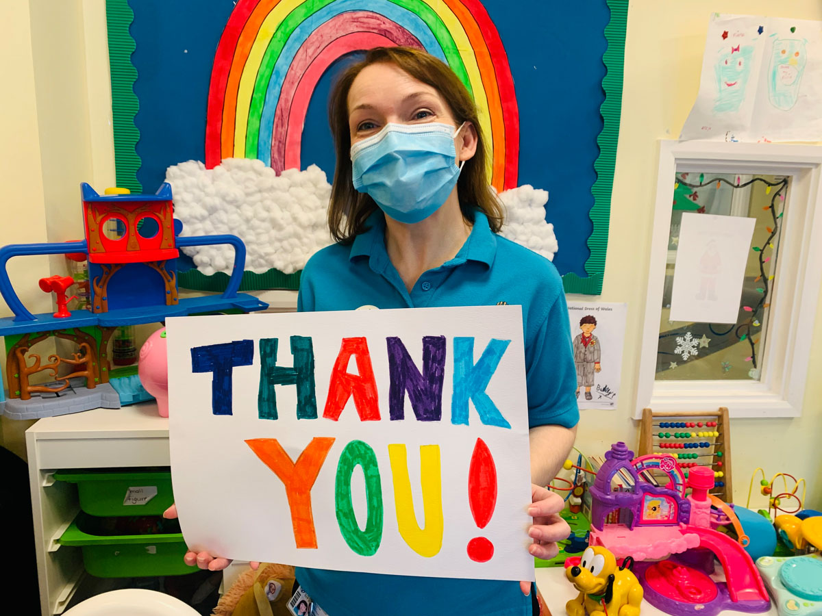Thank you! Thank you from the staff at Noah's Ark Hospital